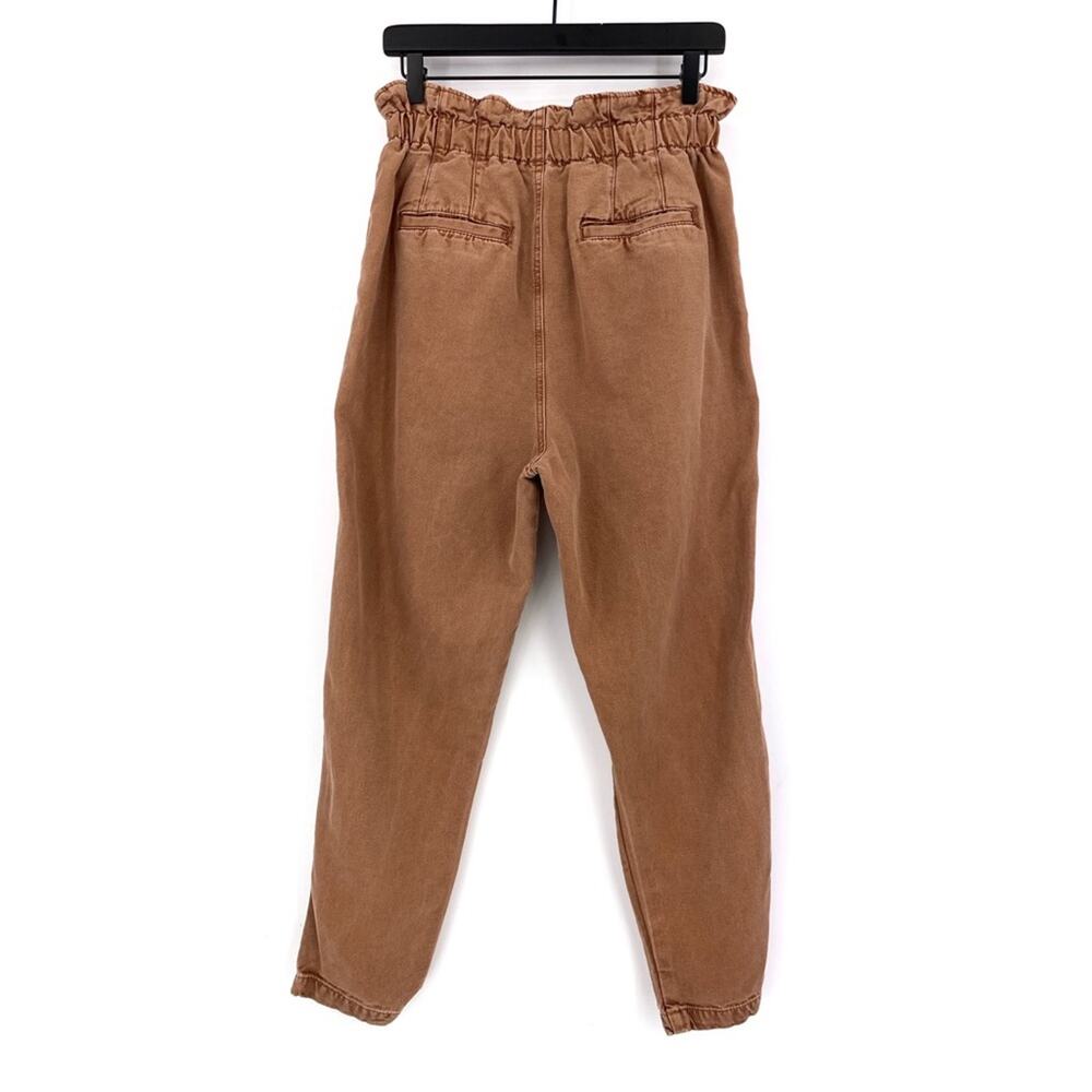 FREE PEOPLE Margate Pleated Trouser Burnt Orange XS - Picture 9 of 11